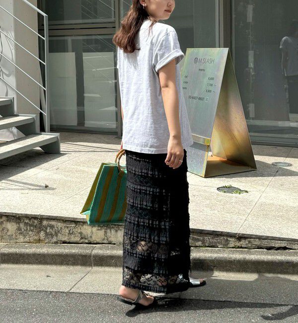 fredy emue「カットレースナロースカート」|タイト|