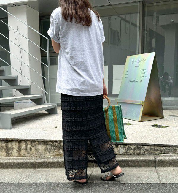 fredy emue「カットレースナロースカート」|タイト|