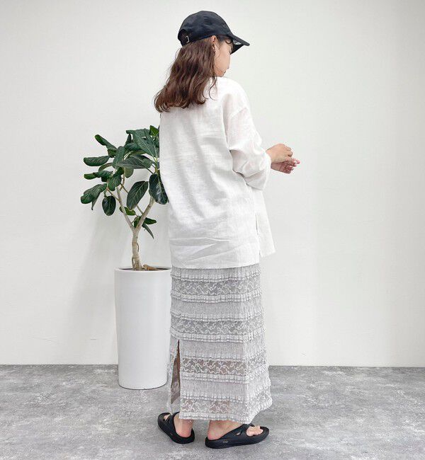 fredy emue「カットレースナロースカート」|タイト|