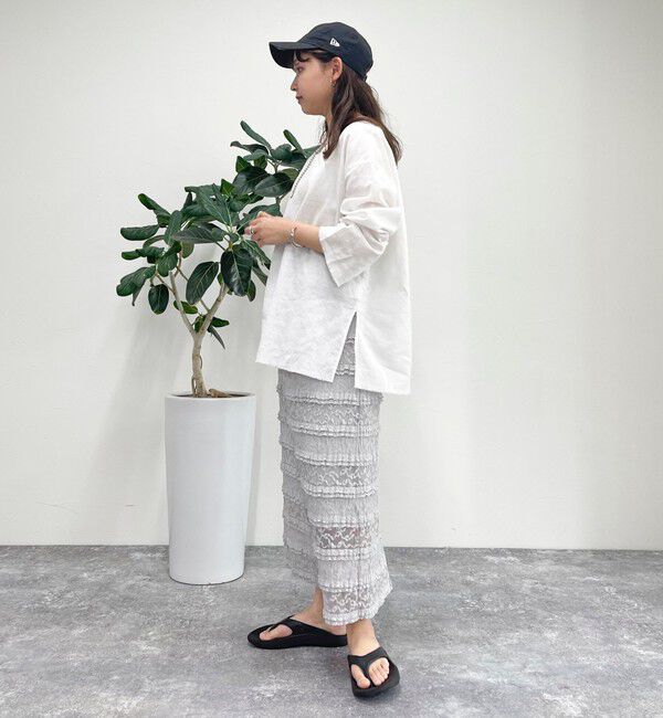 fredy emue「カットレースナロースカート」|タイト|