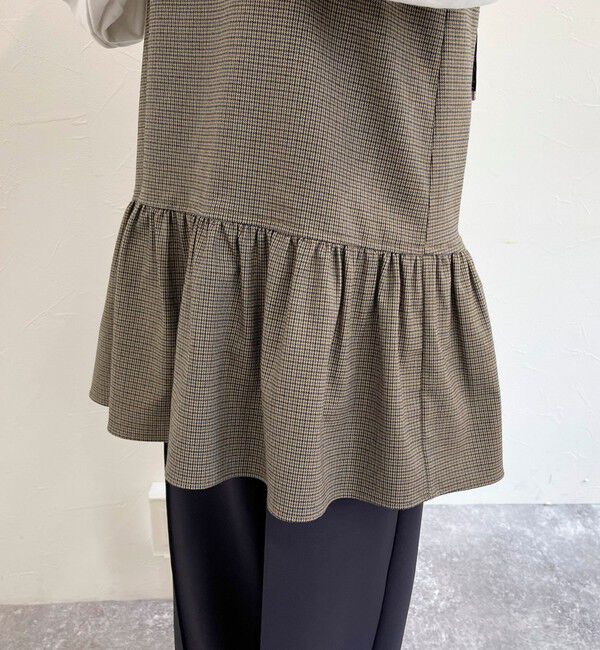 fredy emue「チェック柄レイヤードキャミワンピース」|ワンピース|
