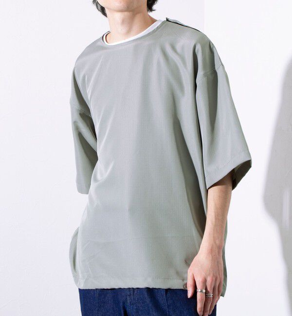 GLOSTER「【TAION/タイオン】GLOSTER別注 ミリタリー Ripstop 半袖Tシャツ」|Tシャツ・カットソー|