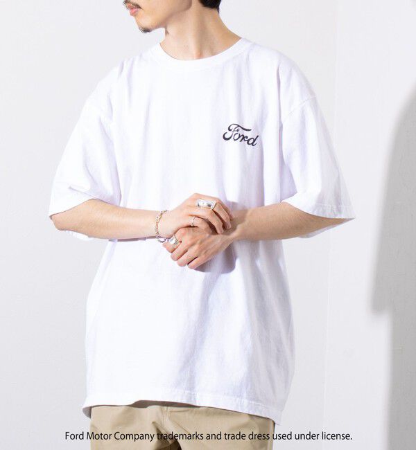 GLOSTER「【GOOD ROCK SPEED】フォード / 車 / FORD / ロゴ プリントTシャツ」|Tシャツ・カットソー|