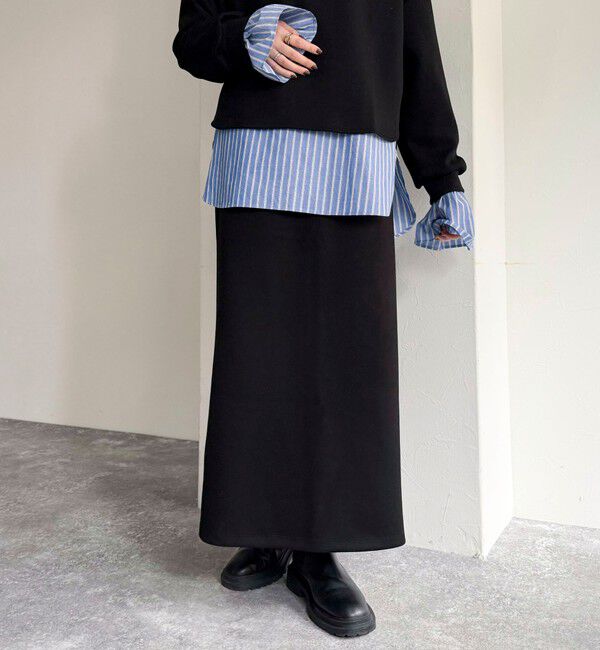 fredy emue「《セットアップ対応》ダンボールニットタイトスカート」|タイト|