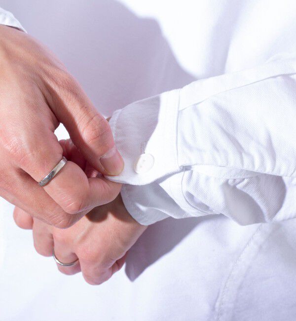 GLOSTER「【GEVACO/ゲバコ】オックスオーバーショールカラー長袖シャツ（無地/ストライプ/ギンガム）」|シャツ・ブラウス|