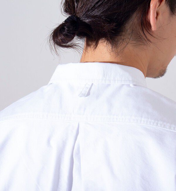 GLOSTER「【GEVACO/ゲバコ】オックスオーバーショールカラー長袖シャツ（無地/ストライプ/ギンガム）」|シャツ・ブラウス|