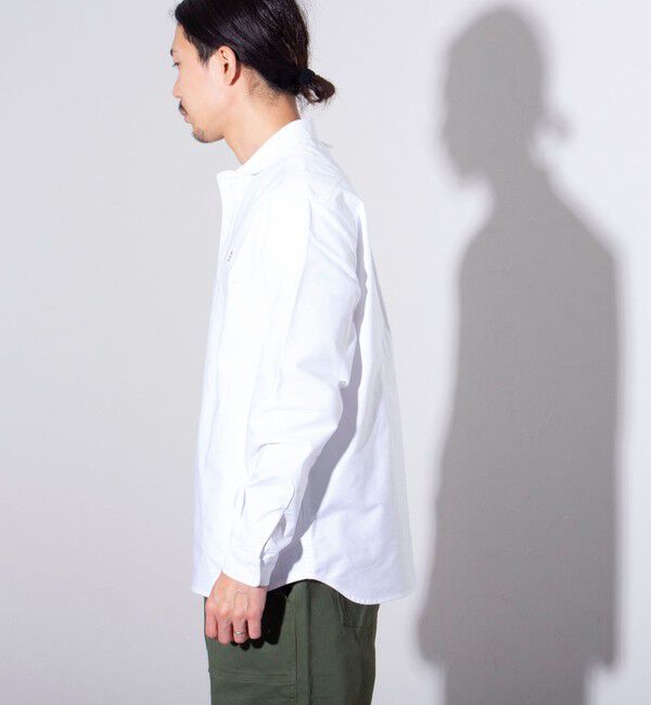 GLOSTER「【GEVACO/ゲバコ】オックスオーバーショールカラー長袖シャツ（無地/ストライプ/ギンガム）」|シャツ・ブラウス|