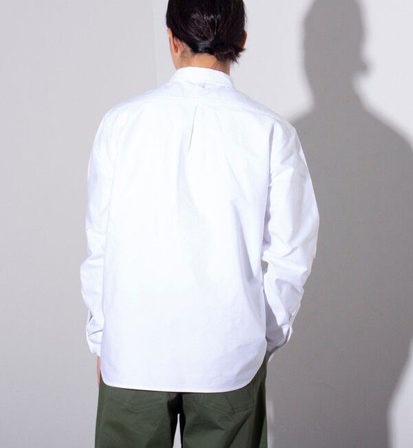 GLOSTER「【GEVACO/ゲバコ】オックスオーバーショールカラー長袖シャツ（無地/ストライプ/ギンガム）」|シャツ・ブラウス|