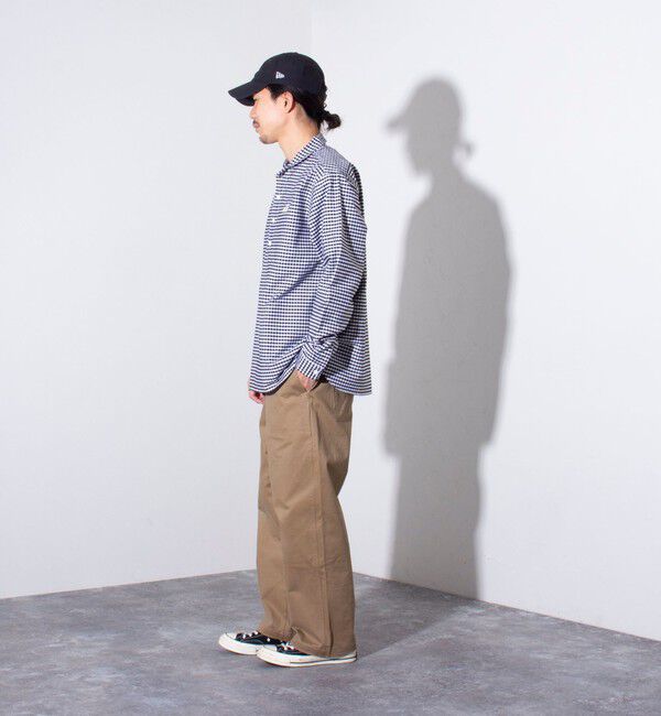 GLOSTER「【GEVACO/ゲバコ】オックスオーバーショールカラー長袖シャツ（無地/ストライプ/ギンガム）」|シャツ・ブラウス|