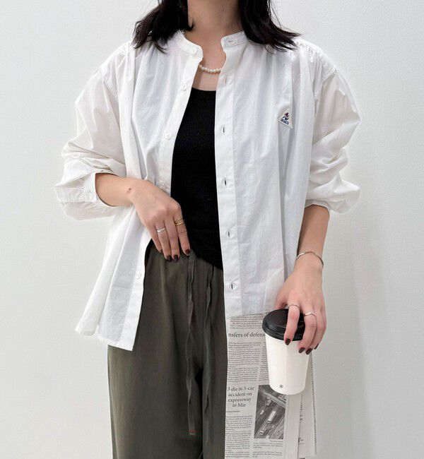 fredy emue「【GEVACO/ゲバコ】バンドカラーロングスリーブシャツ」|シャツ・ブラウス|