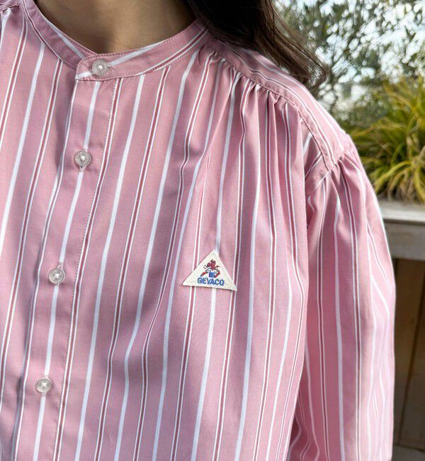 fredy emue「【GEVACO/ゲバコ】バンドカラーロングスリーブシャツ」|シャツ・ブラウス|