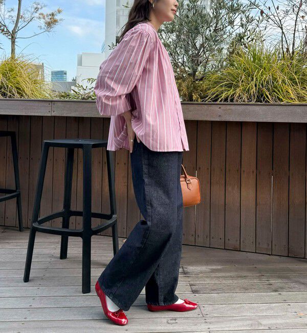 fredy emue「【GEVACO/ゲバコ】バンドカラーロングスリーブシャツ」|シャツ・ブラウス|