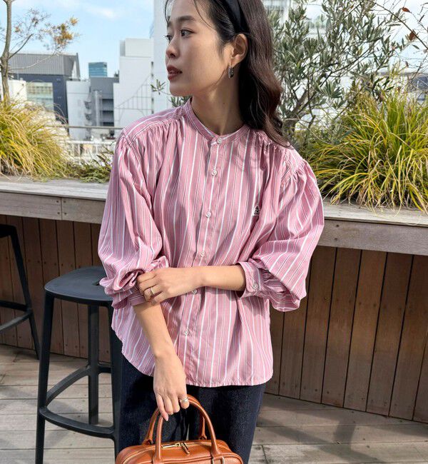 fredy emue「【GEVACO/ゲバコ】バンドカラーロングスリーブシャツ」|シャツ・ブラウス|