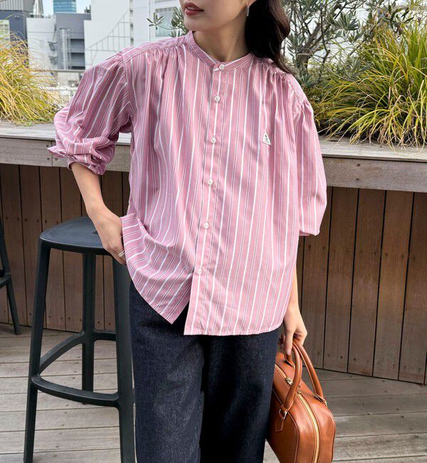 fredy emue「【GEVACO/ゲバコ】バンドカラーロングスリーブシャツ」|シャツ・ブラウス|