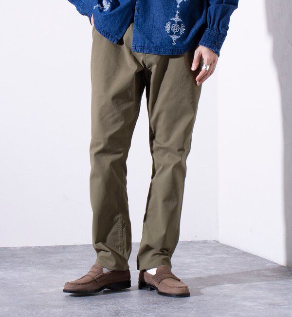 FREDY MAC「【Duckster】FREDYMAC別注 ストレッチツイル 6P アスレチックパンツ」|チノ|オリーブ
