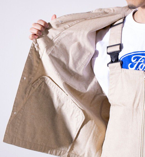 FREDY MAC「【FREDYMAC/フレディマック】ピグメントツイル カバーオール」|ブルゾン・スタジャン|