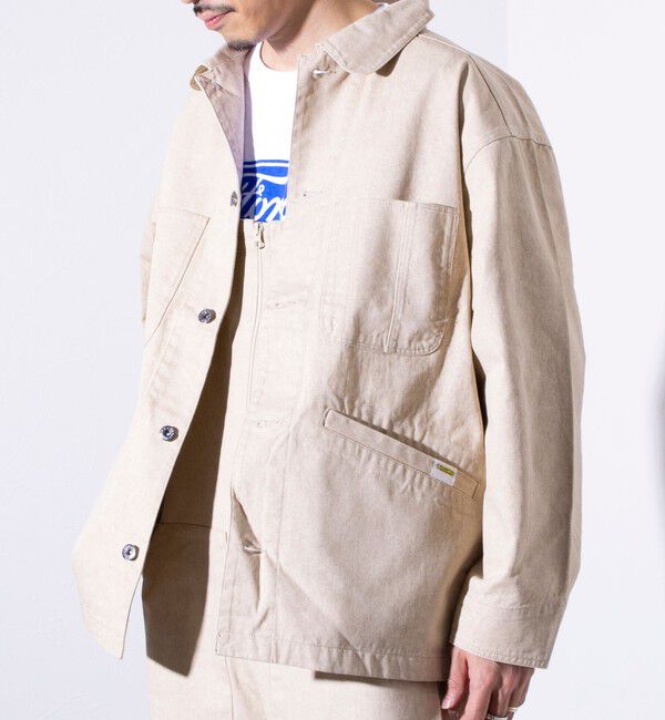 FREDY MAC「【FREDYMAC/フレディマック】ピグメントツイル カバーオール」|ブルゾン・スタジャン|