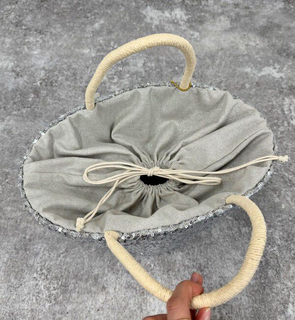 fredy emue「スパンコールカゴバッグ」|かごバッグ|