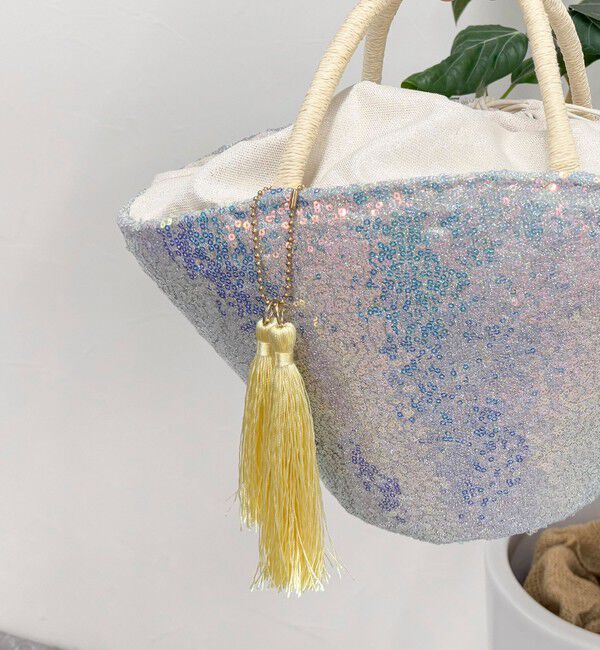 fredy emue「スパンコールカゴバッグ」|かごバッグ|