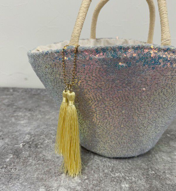 fredy emue「スパンコールカゴバッグ」|かごバッグ|