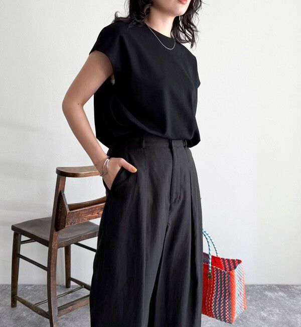 fredy emue「ポンチフレンチプルオーバーカットソー」|Tシャツ・カットソー|