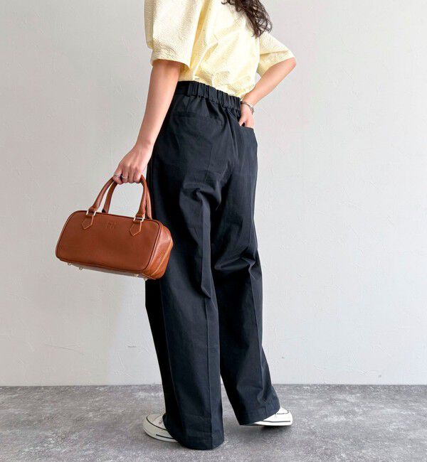 fredy emue「【低身長サイズ34有り】チノタックパンツ」|チノ|