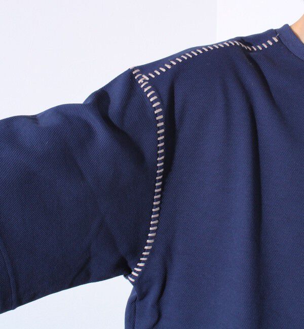 GLOSTER「【GLOSTER/グロスター】ラダー配色ステッチ クルーネック半袖Tシャツ」|Tシャツ・カットソー|