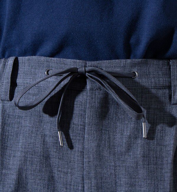 GLOSTER「【セットアップ対応】【GLOSTER/グロスター】リネンライクキャンバス イージーパンツ」|チノ|