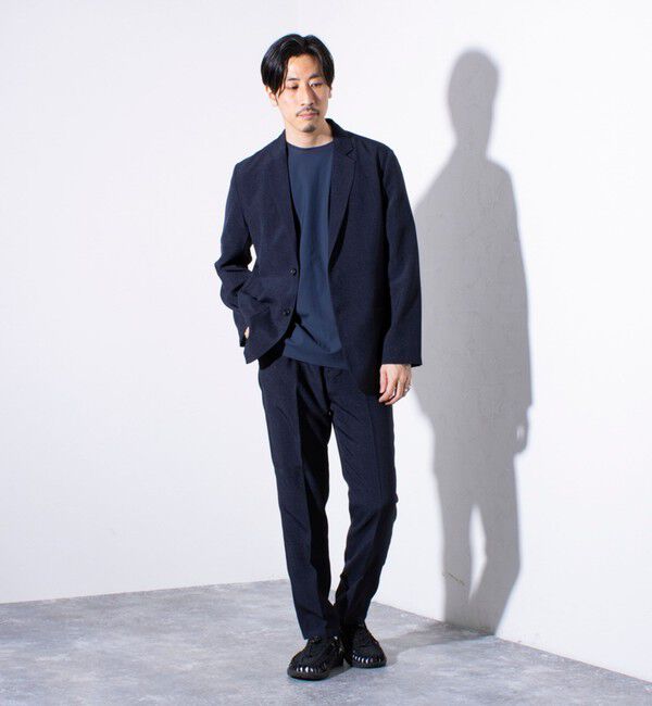 GLOSTER「【セットアップ対応】【GLOSTER/グロスター】リネンライクキャンバス イージーパンツ」|チノ|