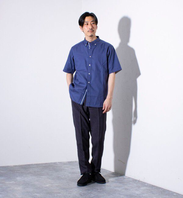 GLOSTER「【セットアップ対応】【GLOSTER/グロスター】リネンライクキャンバス イージーパンツ」|チノ|