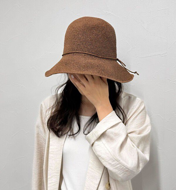 fredy emue「【Benelli Montacone/ベネリ モンタコーネ】リボンペーパーハット」|ハット|