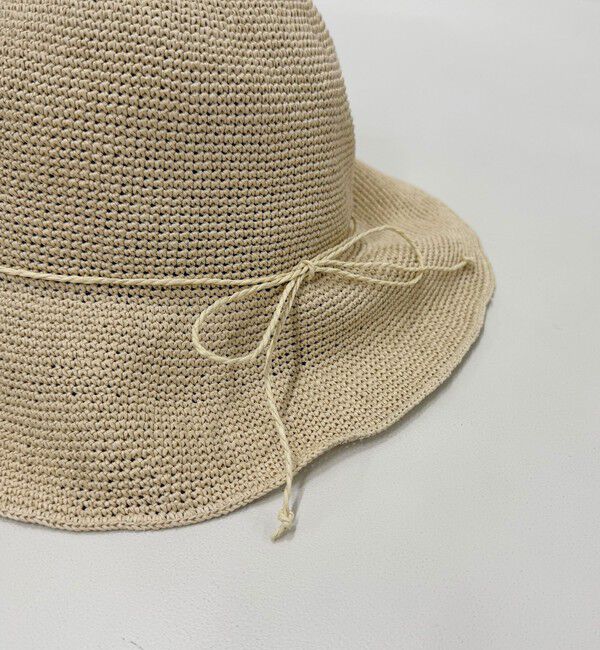 fredy emue「【Benelli Montacone/ベネリ モンタコーネ】リボンペーパーハット」|ハット|