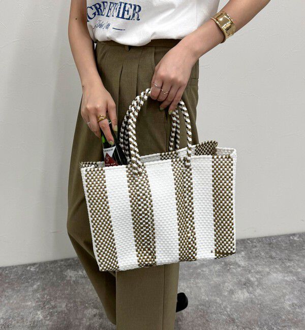 fredy emue「【MoonBird /ムーンバード】ワイドシェイプメルカドバッグ」|かごバッグ|