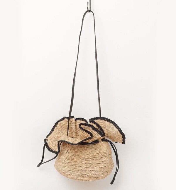 fredy emue「【MADE IN MADE/メイド イン マダ】ANDRY フリルショルダーバック S」|かごバッグ|