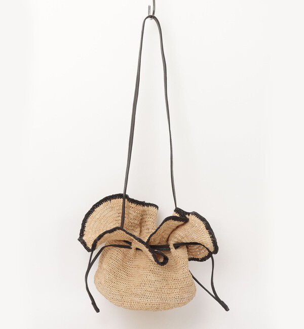 fredy emue「【MADE IN MADE/メイド イン マダ】ANDRY フリルショルダーバック S」|かごバッグ|