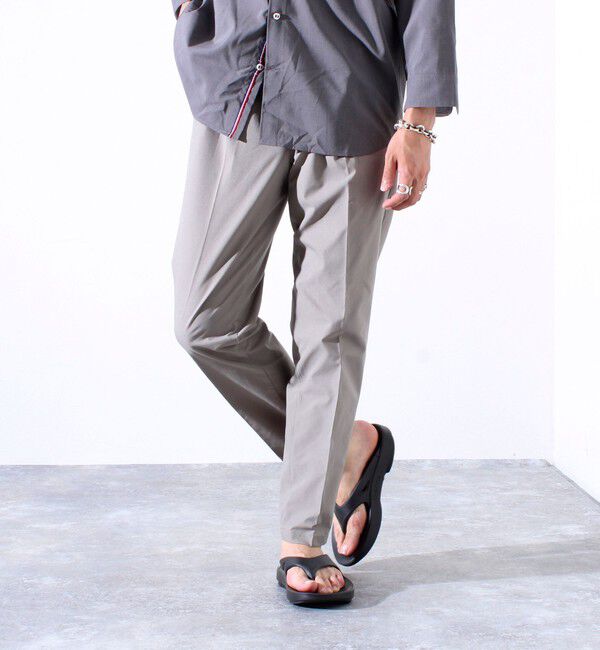 GLOSTER「【セットアップ/ビジカジ対応】エアードッツ 快適軽量 イージーパンツ スラックス」|チノ|