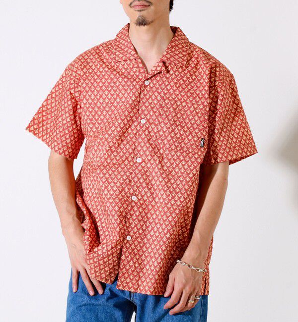 GLOSTER「【EDDIE BAUER】バハキャンプ 半袖シャツ/SS BAJA CAMP SHIRT」|シャツ・ブラウス|レッド系その他