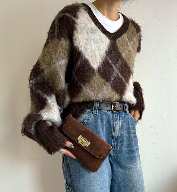 fredy emue「【AULENTTI/オーレンティ】スエードチェーンポシェットバッグ」|ショルダー・メッセンジャー|