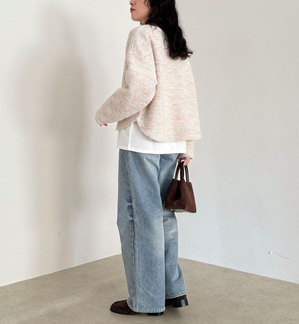 fredy emue「ツィードニットソーコクーンプルオーバー」|Tシャツ・カットソー|