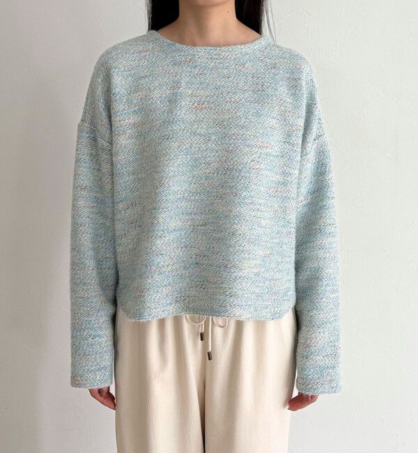 fredy emue「ツィードニットソーコクーンプルオーバー」|Tシャツ・カットソー|