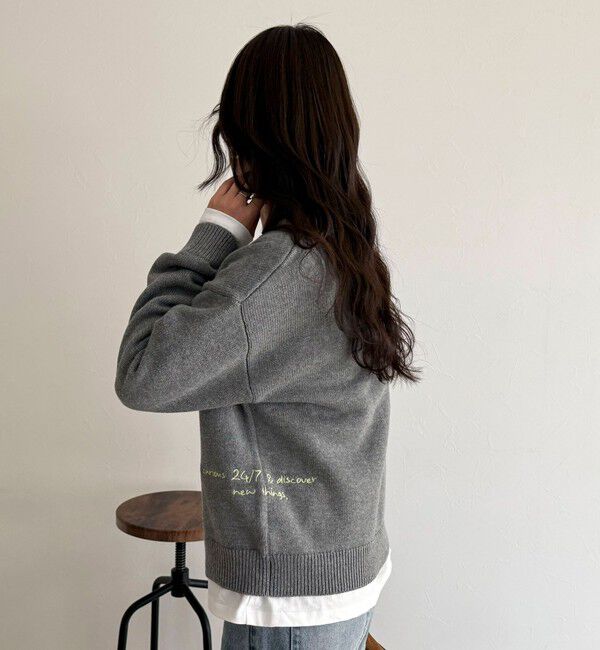 fredy emue「メッセージニットカーディガン」|カーディガン|