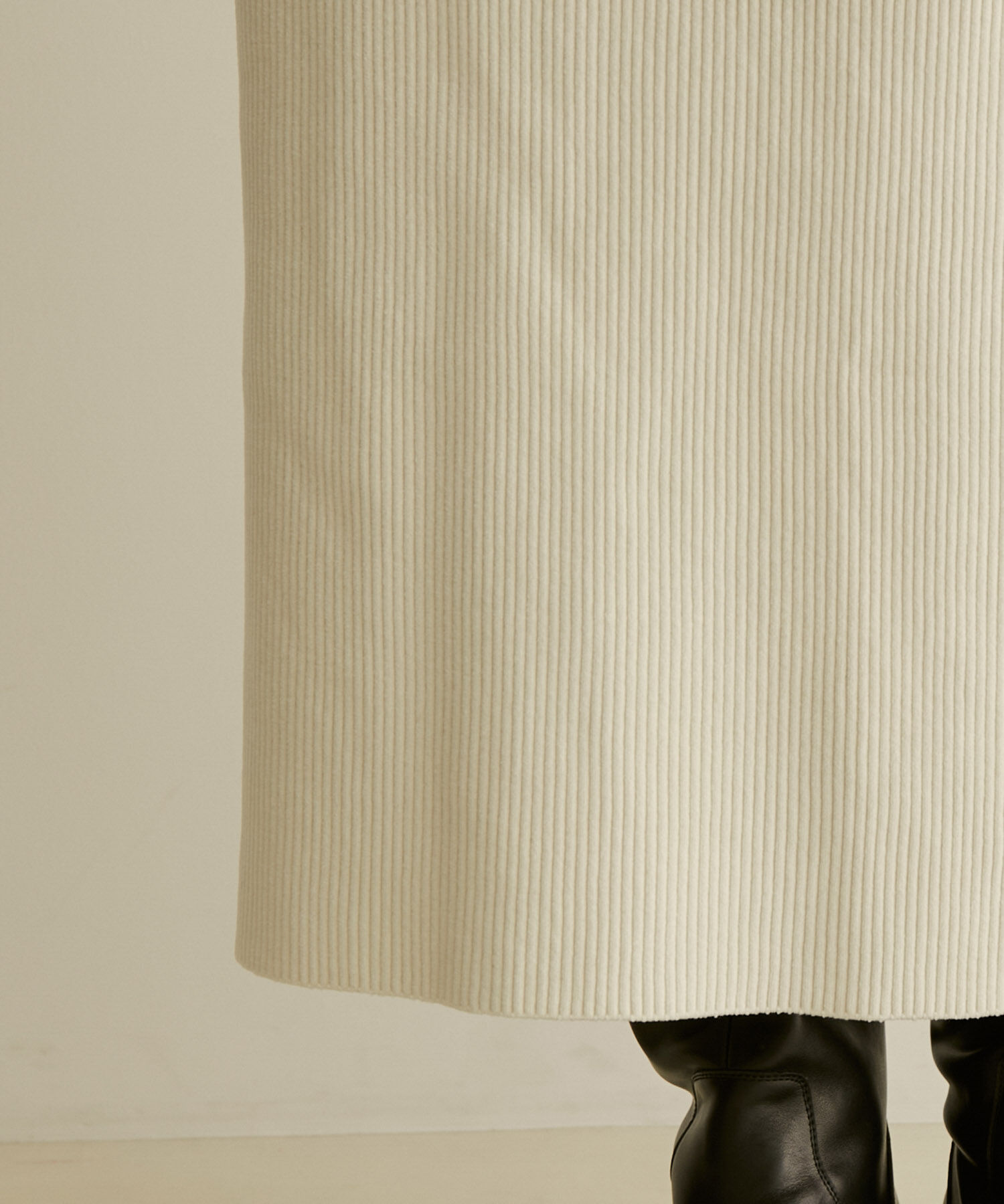 SALON adam et rope'「【極上の肌ざわり】リブタイトスカート-CreamyCotton /クリーミーコットン-」|スカート|