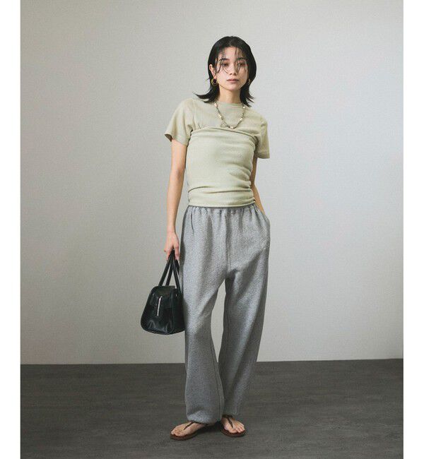 SALON adam et rope'「【WEB限定】ヴィンテージライクテンダースウェットパンツ」|チノ|