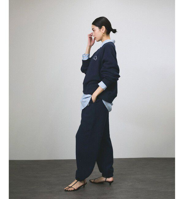 SALON adam et rope'「【WEB限定】ヴィンテージライクテンダースウェットパンツ」|チノ|