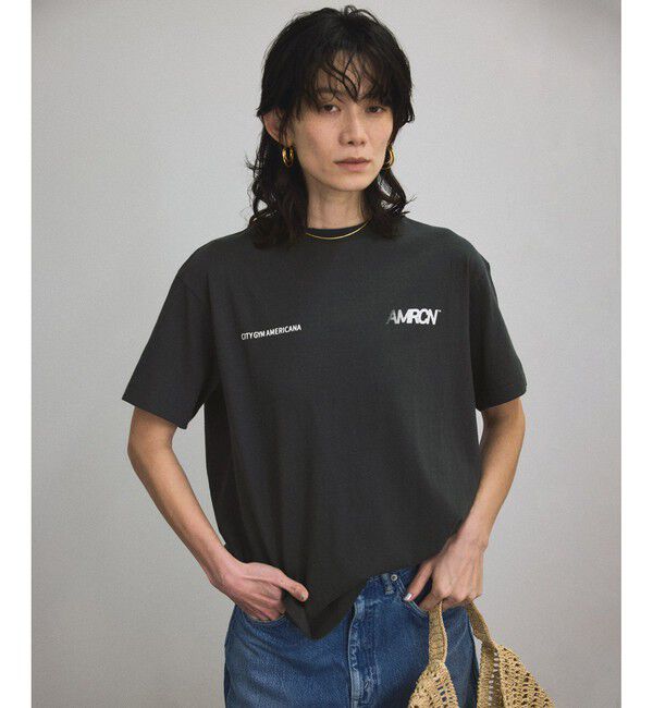 SALON adam et rope'「【Americana（アメリカーナ）】ラフィー丸胴 プリントT」|Tシャツ・カットソー|スミクロ(05)