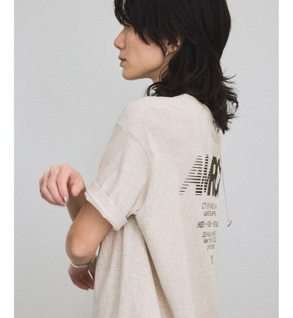 SALON adam et rope'「【Americana（アメリカーナ）】ラフィー丸胴 プリントT」|Tシャツ・カットソー|