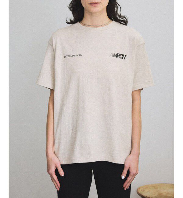 SALON adam et rope'「【Americana（アメリカーナ）】ラフィー丸胴 プリントT」|Tシャツ・カットソー|