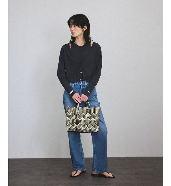 SALON adam et rope'「ハイツイストコットンアメリカンスリーブタンクトップ」|タンクトップ|