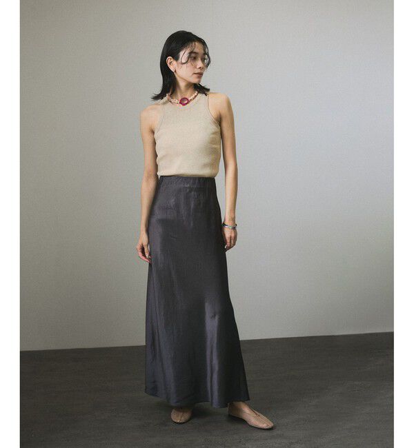 SALON adam et rope'「ハイツイストコットンアメリカンスリーブタンクトップ」|タンクトップ|