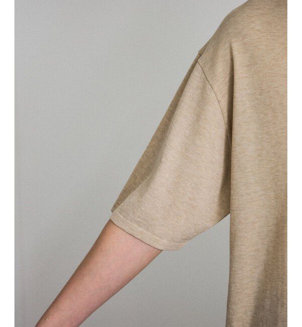 SALON adam et rope'「ハイツイストコットンニットTシャツ」|Tシャツ・カットソー|